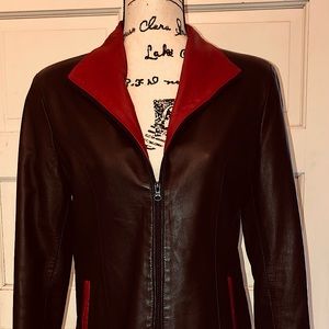 Firenze Stelle Pelle Ladies Italian Leather Jacket